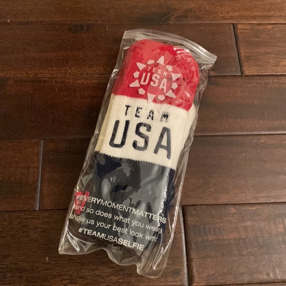 Team USA Knit Mittens Olympics Red, White & Blue Matters NWT - Picture 10 of 10